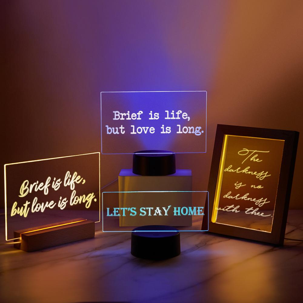 Personalisiertes Barschild, Led-licht, Led-acryllampe, Benutzerdefiniertes Namensschild, Kaffeezimmer, Pub-dekor