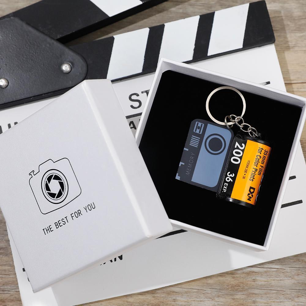 Personalisierte Bunte Kamera Filmrolle Schlüsselanhänger - Für Ehepaar