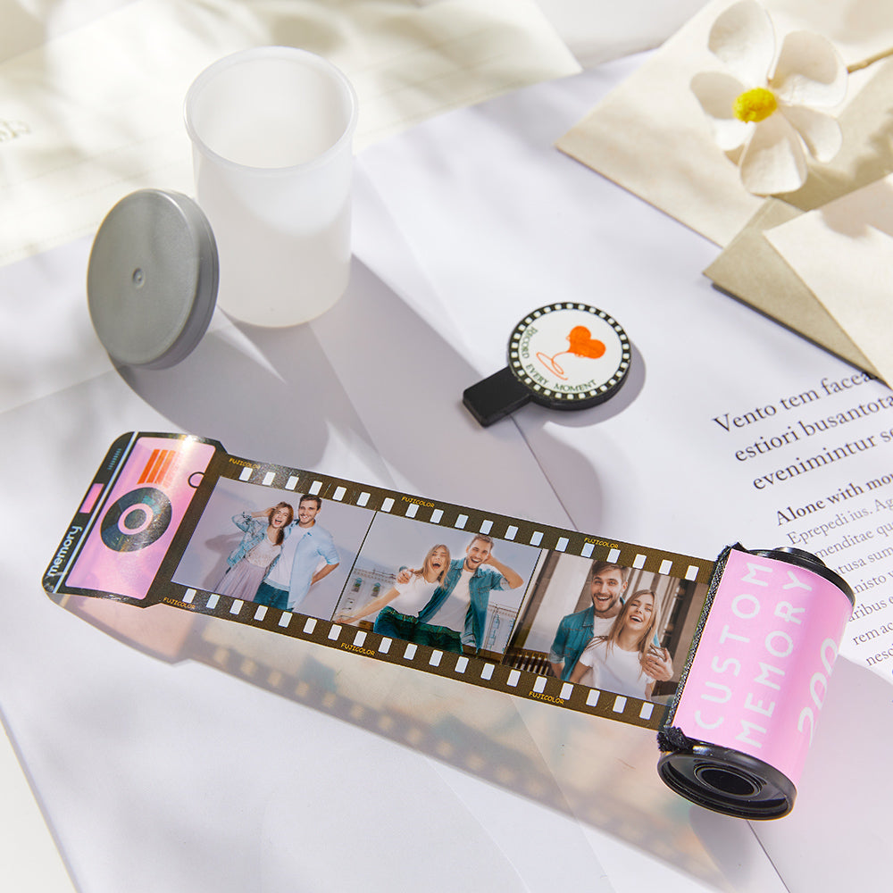 15 Pics Custom Film Roll Schlüsselanhänger Personalisierter Multifoto-kamera-schlüsselanhänger Für Paare