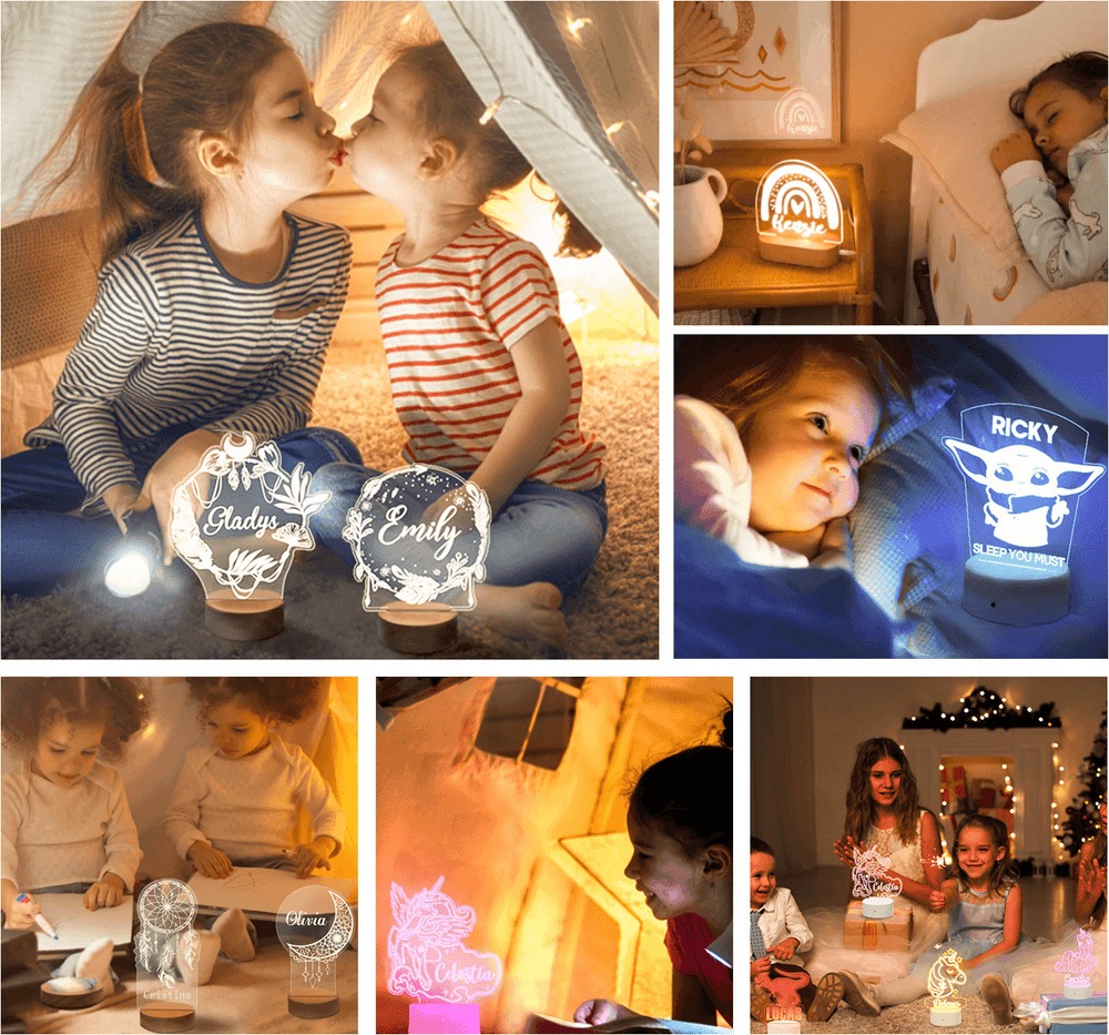 Benutzerdefinierte Lampe Led-leuchten Für Kindergeburtstagsgeschenk Für Mädchen Neugeborene Babygeschenke Australien